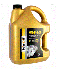 Новинка VipOil Premium Plus 5W-40 SN/CF 4 л в новій тарі